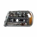 Escapada Left Driver Side Replacement Headlight for 2002-2009 Chevy Trailblazer ES3631950